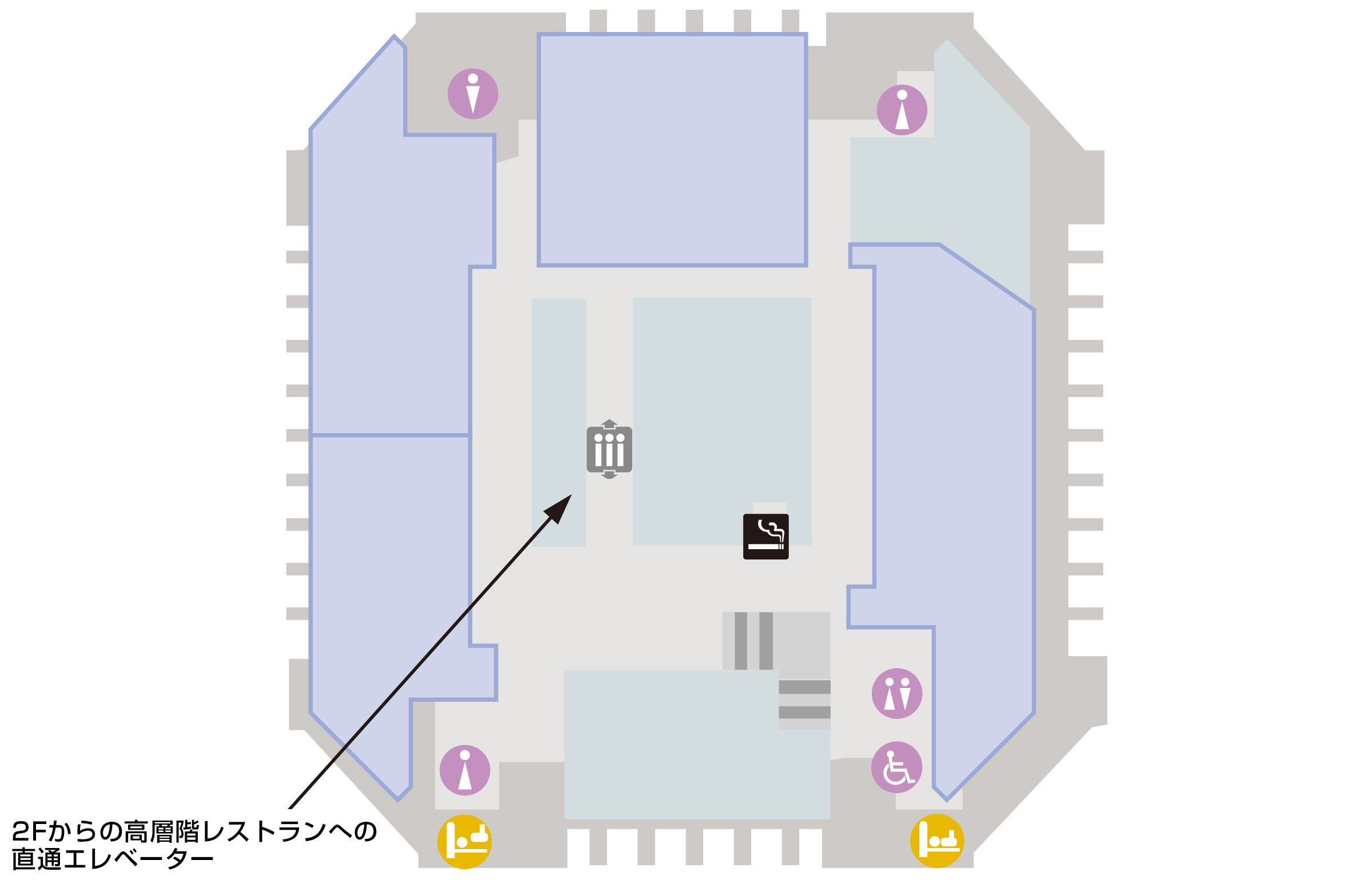 東京オペラシティ54Fフロアマップ