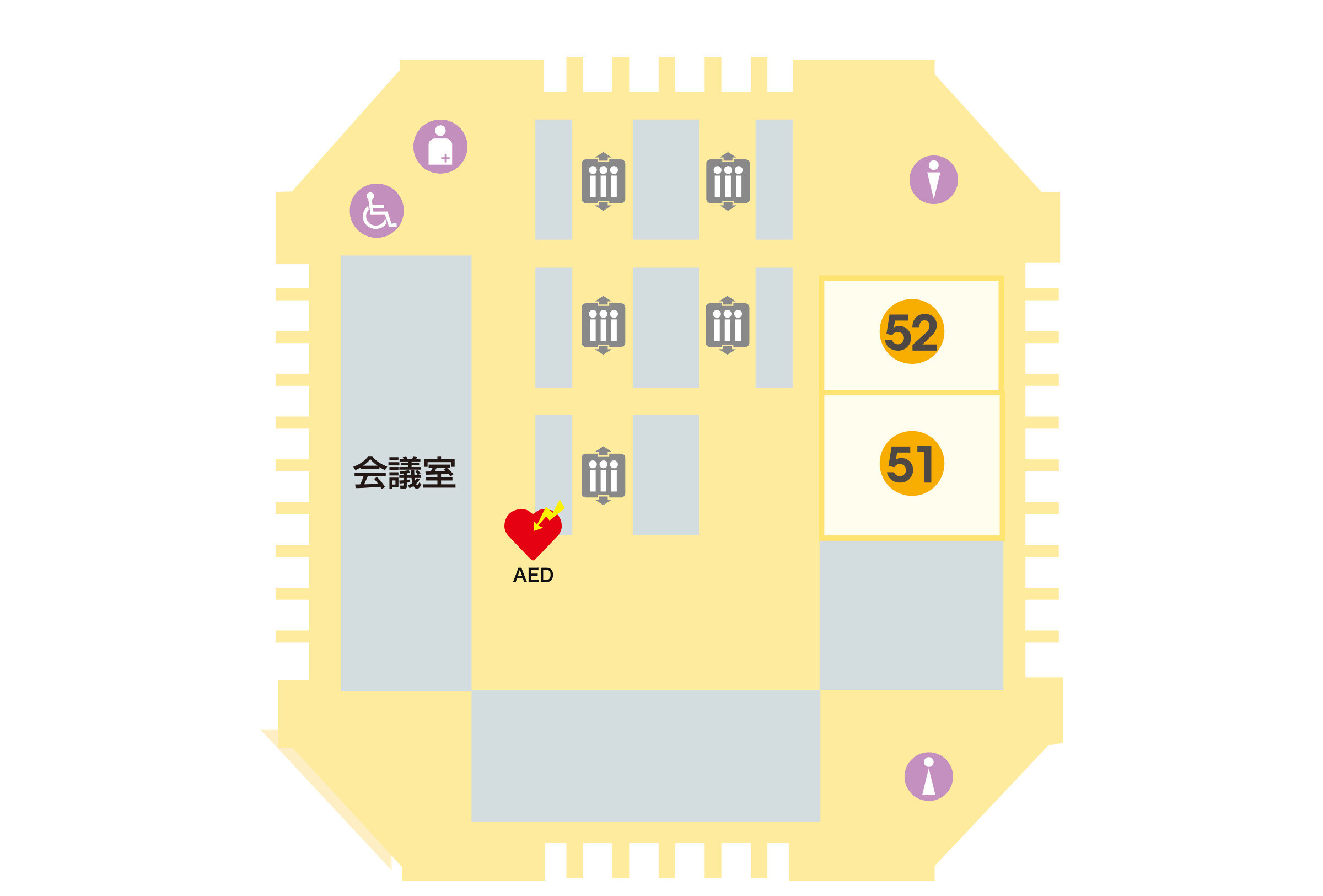 東京オペラシティ7Fフロアマップ