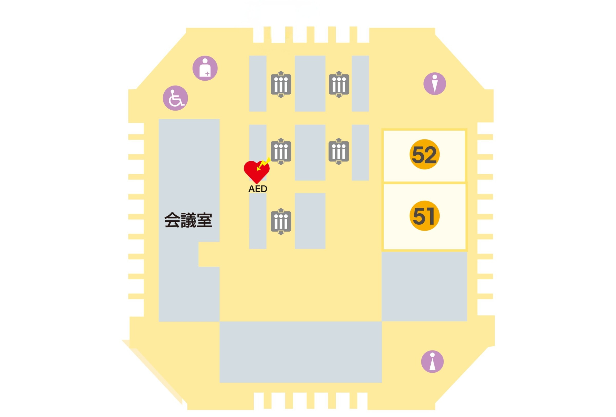 東京オペラシティ7Fフロアマップ